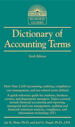Dictionary of Accounting Terms