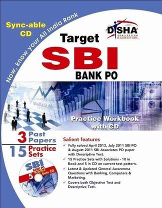 Target SBI Bank PO Exam 15 Practice Sets Workbook With Sync-Able CD