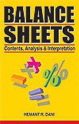 Balance Sheets Vision Books Edition