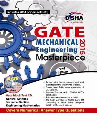 Gate Mechanical Engineering Masterpiece 2015 with 4 Mock Test CD