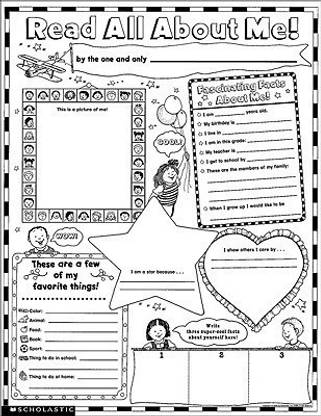 Instant Personal Poster Sets: Read All about Me