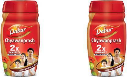 Dabur Chyawanprash Awaleha 2X Immunity Clinically tested (Pack of 2) (1 kg, Pack of 2)