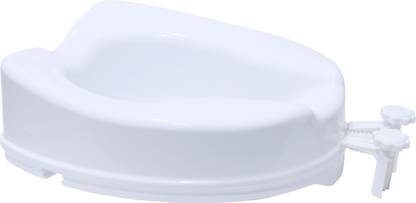 EASYCARE Toilet Commode Raiser with Safe Lock Adds 4" to Height of Toilet EC7060C4 Western Commode