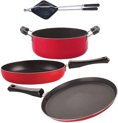 NIRLON FT10_FP13_HT_CS24 Non-Stick Coated Cookware Set