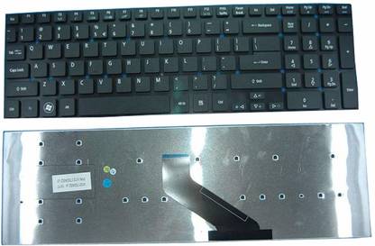 TechSonic Keyboard For Acer Aspire E15 E5-571 Internal Laptop-size Laptop Keyboard Compatible with Desktop, Laptop, Mac