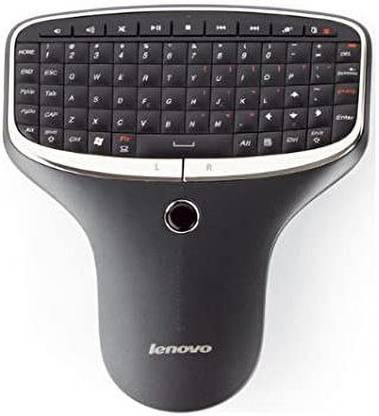 Lenovo N5902 Enhanced Multimedia Remote with Backlit Keyboard Wireless Handheld Laptop Keyboard Compatible with Desktop, Laptop, Mac