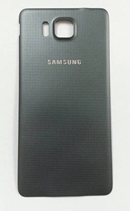 MobileMantra Samsung Samsung Galaxy Alpha Back Panel  (Black) Back Panel