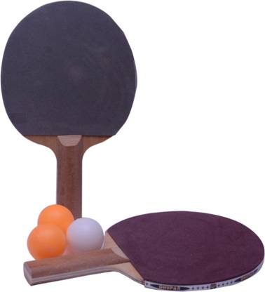 Trady Ultimate 2 TT Racquet With 3 Balls Multicolor Table Tennis Racquet