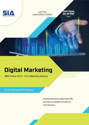 Digital Marketing, MBA III-Sem (JNTU-Hyderabad) Marketing Elective, As Per The Latest R19 Syllabus, Low Price Latest 2020-21 Edition