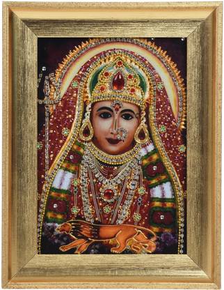 Strotam Goddess Jeen Mata Religious Frame