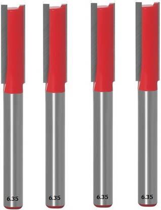 ALPHABET 6.35 MM SHANK TS-11 ( CUT SIZE 8 X 20 MM) STRAIGHT ROUTER BIT Rotary Bit Set