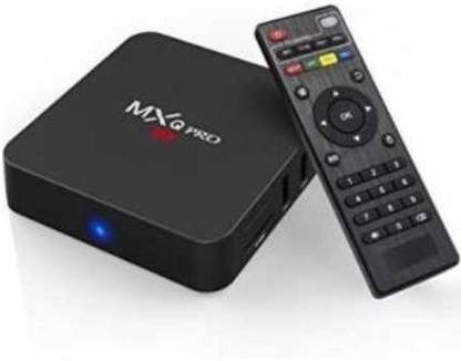 MXQ PRO Android 10.0 TV Box 2020 Updated Version 2GB RAM/16GB ROM Allwinner H3 64 Bit Quad Core Wi-Fi UHD 4K 1080P Support Netflix, Amazon Prime, JIO TV, Hotstar, Thop TV, Miracast and Bluetooth Media Streaming Device