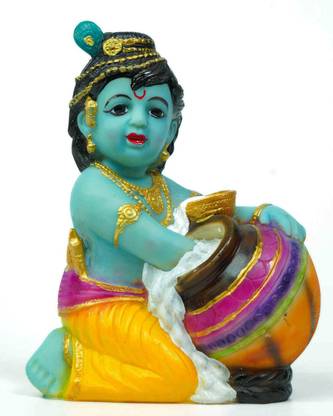AG Gifts Krishna Idol for Pooja Decorative Showpiece  -  27 cm