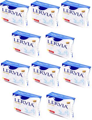 Lervia Milk Soaps | Pack of 10 Soaps
