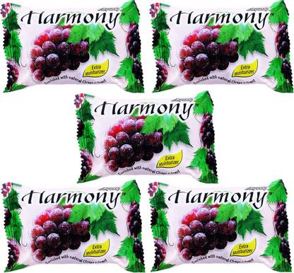 Harmony Fruity Grapes Soaps 100% Natural | Pack of 5 Grapes