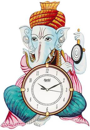 AJANTA Analog 45.72 cm X 30.48 cm Wall Clock