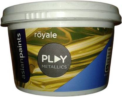 Asian Paints Royal Play 200ml Metallic Silver Silver Functional Wall Paint