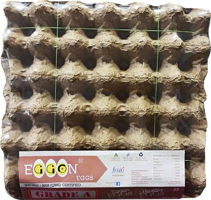 Eggon Grade A Hen White Eggs