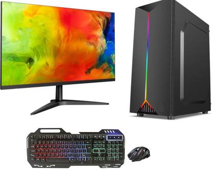 Lets Build Your PC Budget Gaming Core i5 (8 GB DDR4/1 TB/120 GB SSD/Windows 10 Pro/4 GB 4 GB GDDR6/24 Inch Screen/BGAMINGA-01)