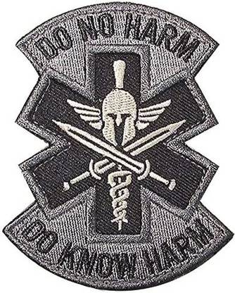 Kaben Do No Harm Do Know Harm Spartan Medic Emt Ems Us Morale Badge Acu Patch