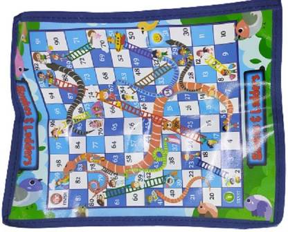 Quinergys AVD-154-®2 IN 1 BOARD GAME (LUDO AND SNAKE AND LADDERS) Party & Fun Board Game