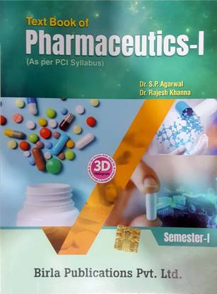Birla Text Book of Pharmaceutics-1 As per PCI Syllabus Semester-1