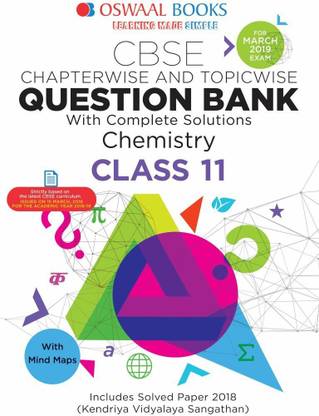Oswaal Cbse Question Bank Class 11 Chemistry Chapterwise & Topicwise