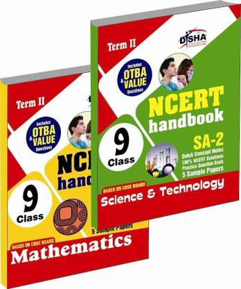 Ncert Handbook Term 2 - Science & Mathematics Class 9 (Otba + Value Questions) Sample Papers + Revision Material