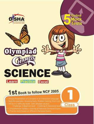 Olympiad Champs Science Class 1 with 5 Mock Online Olympiad Tests 1 Edition