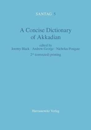 A Concise Dictionary of Akkadian