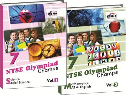 Ntse-Nmms/ Olympiads Champs Class 7 Science/ Social Science/ Maths/ Mental Ability/ English Vol 1 & 2