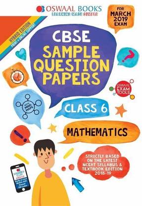 Oswaal Cbse Sample Question Papers Class 6 Mathematics