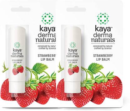 KAYA Strawberry Lip Balm (Pack Of 2)