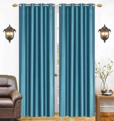 Parda Sansar 253 cm (8 ft) Polyester Door Curtain (Pack Of 2)