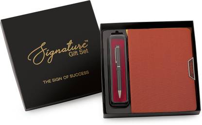 SIGNATURE 2021 Frisco Diary Giftset with Cello Origin Ball Pen - A5 Diary Ruled 335 Pages