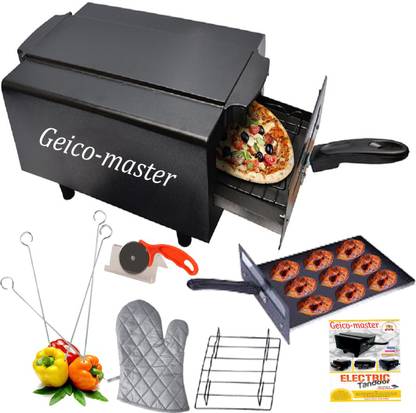 Geico master Exclusive Premium Electric Tandoor with Non Stick Trey Extra Savings (14 inches) Shocked Proof, Oil Free and Heathy Cooking Electric Tandoor