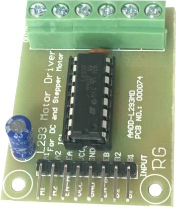 Universal TECH RISER L293D IC Based Stepper Motor Driver Module Compatible with Arduino. Educational Electronic Hobby Kit