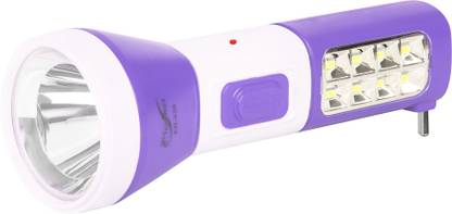 24 ENERGY Rechargeable 15 Watt Torch with LED Emergency Light Torch