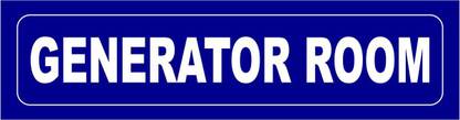 madhusigns generator room Emergency Sign