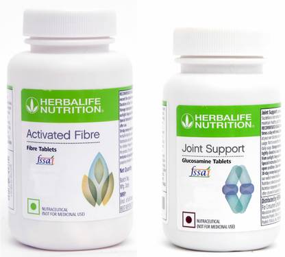 HERBALIFE Activated Fiber Tablet With Joint Support Tablets Combo Pack Combo