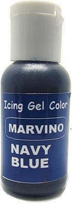 Marvino Special Icing Gel Color (Navy Blue Gel Color) Blue