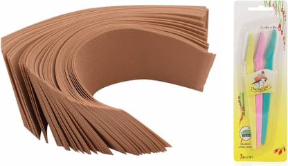 घेलोनाडी महिलाओं के लिए वैक्सिंग स्ट्रिप्स नॉन वुवन वैक्स स्ट्रिप / डिस्पोजेबल वैक्सिंग स्ट्रिप्स वैक्स स्ट्रिप्स बालों को हटाने के लिए पेपर वैक्स स्ट्रैप वैक्सिंग स्ट्रिप्स प्लेन वैक्स