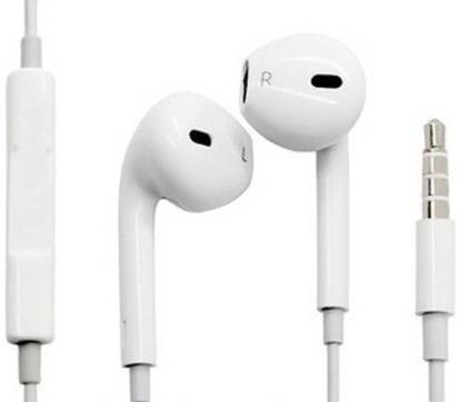 shivdhan Natural Sound System High Bass Earphone with Mic Wired Headset Wired