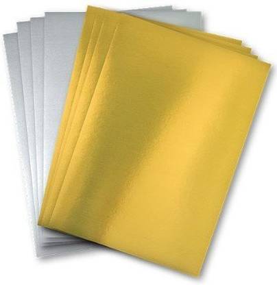 Z-Plus Golden Silver Sheets Theme,  Scrapbook Kit