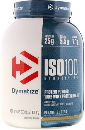 DYMATIZE ISO100 HYDROLYZED PROTEIN POWDER 100% WHEY PROTEIN ISOLATE Whey Protein