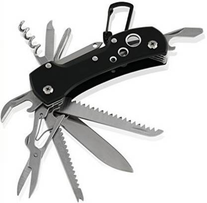 DiHAWK 14 in 1 Multi Function Swiss Army Style Pocket Tool Kit for Outdoor Camping Rescue and Survival Multi Utility Plier