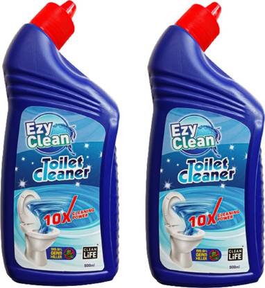 Clean Life Ezy Clean Toilet Cleaner 500 ML - Pack Of 2 Regular Liquid Toilet Cleaner