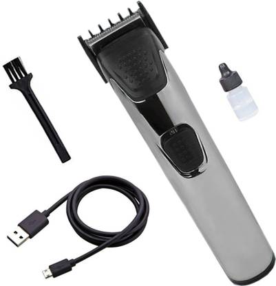 HJUY PRITECH Waterproof USB Charging Cordless Rechargeable Electric Hair Trimmer Fully Waterproof Trimmer 45 min  Runtime 1 Length Settings