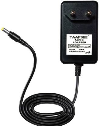 TAAPSEE DC 12V 1.5Amp Power Supply Adapter, AC 100-240V to DC 12Volt Transformers, Switching Power Source Adaptor for 12V 3528/5050 LED Strip Lights String, 18W Max, 2.1mm X 5.5mm Worldwide Adaptor