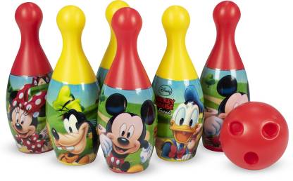 Disney Princess Bowling Set 6 Pins 1 Ball Indoor & Outdoor Fun for sale online